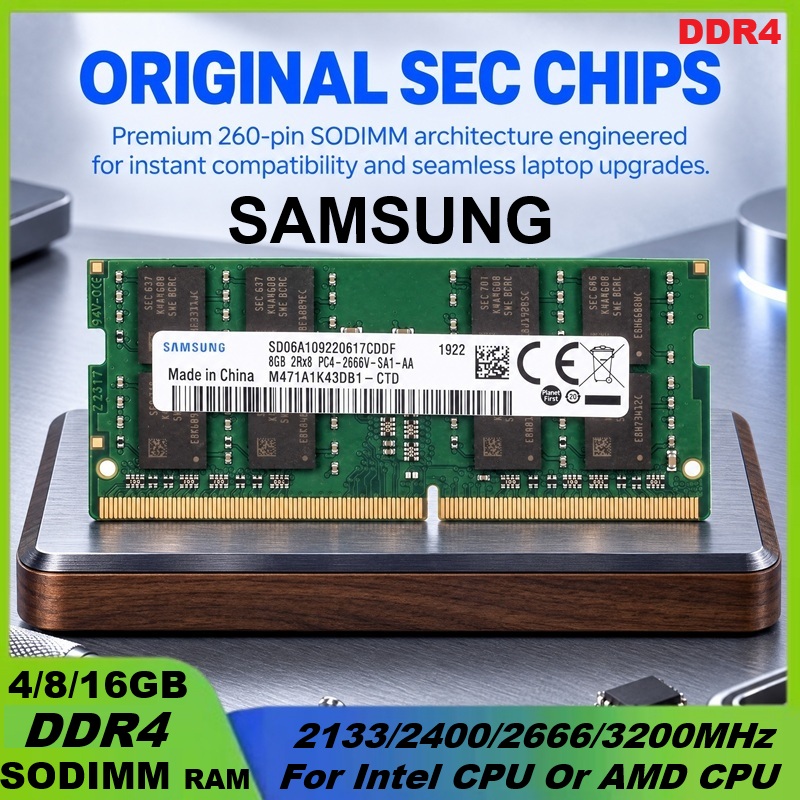SAMSUNG DDR4 RAM 16GB 32GB 4GB - Ddr4 2400Mhz review and price