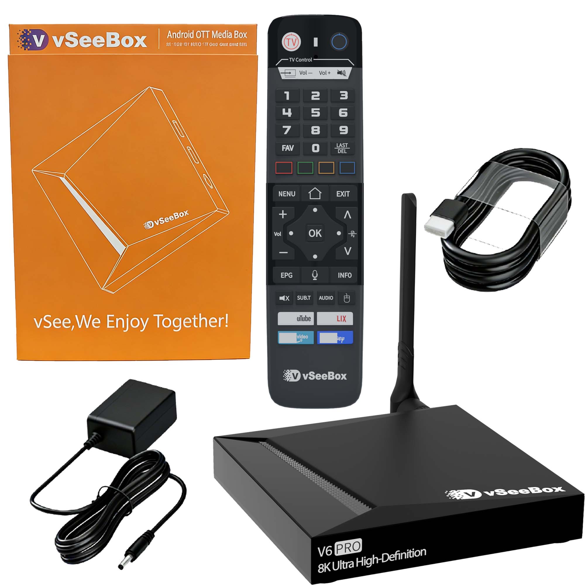 VSeeBox V6 Pro 2026 Newest, 4G - Ddr3 8Gb review and price